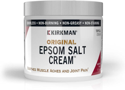 Kirkman – Epsom-Salz-Creme – 113g – Glutenfrei – Caseinfrei