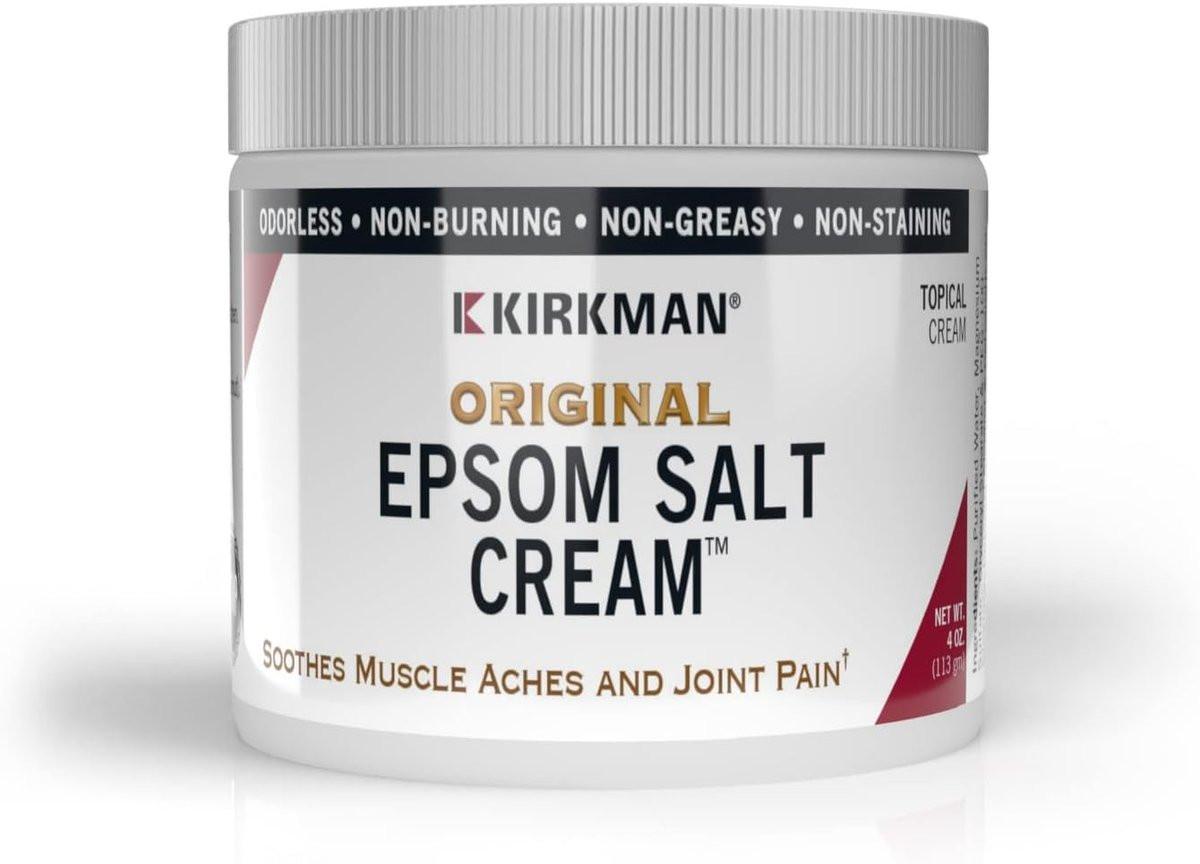Kirkman – Epsom-Salz-Creme – 113g – Glutenfrei – Caseinfrei