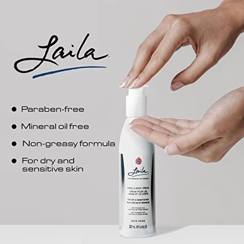 Geir Ness Laila Hand- & Körpercreme – Feuchtigkeitsspendende und pflegende Formel für weiche und geschmeidige Hände – mit Vitamin A & E, Aloe Vera und Honigextrakt