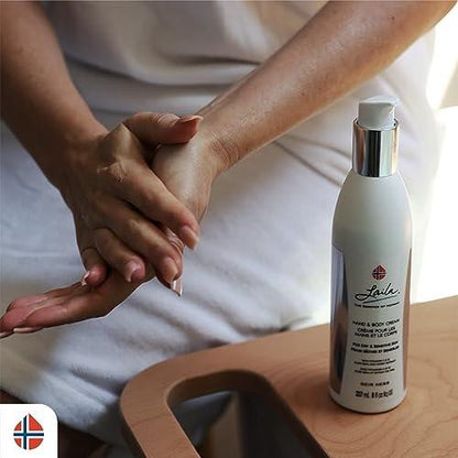 Geir Ness Laila Hand- & Körpercreme – Feuchtigkeitsspendende und pflegende Formel für weiche und geschmeidige Hände – mit Vitamin A & E, Aloe Vera und Honigextrakt