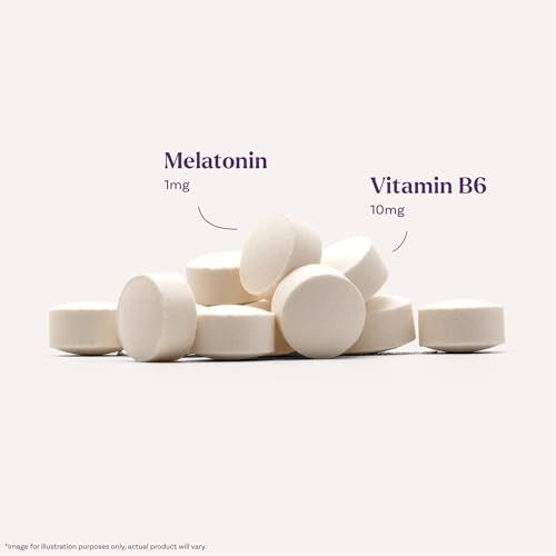 Natrol 1 mg Melatonin Tabletten – 180 Stück, Schlafunterstützung