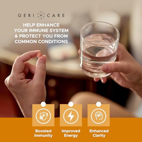 GeriCare One-Daily Multivitamin mit Mineralien für Männer & Frauen (100 Tabletten) | Hochdosiertes Multi-Vitamin & Multimineral Nahrungsergänzungsmittel für Immunsystem, Energie | Tägliche Nährstoffversorgung