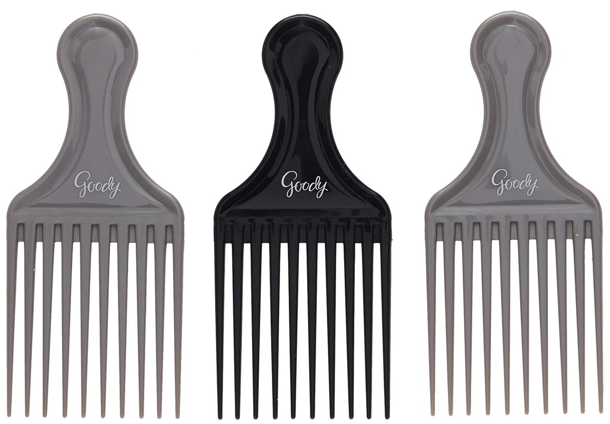 Goody Comb & Lift Haarkamm – 3 Stück, gemischte Farben (2er-Pack) – Ideal zum Stylen und Volumen geben