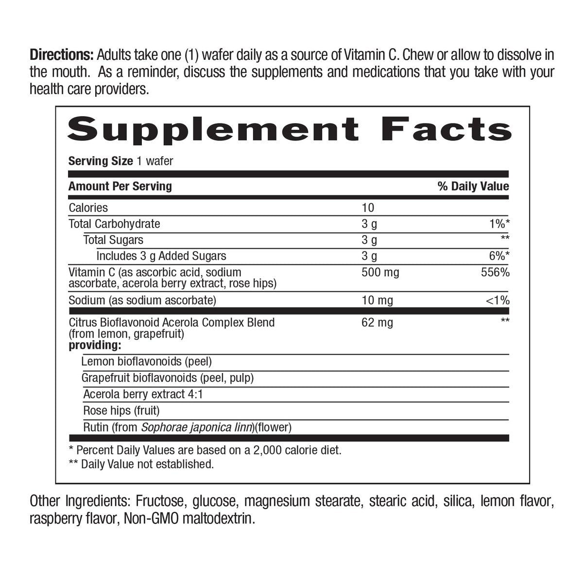 Country Life Acerola Vitamin C Complex 500mg – Kautabletten mit Acerola, Zitrus-Bioflavonoiden & Hagebutte, Immunsystem-Unterstützung, glutenfrei, vegan, 90 Kautabletten