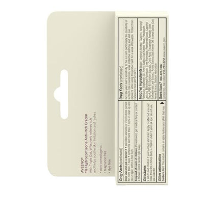 Aveeno Maximum Strength 1% Hydrocortison Anti-Juckreiz Creme mit reinem Haferessenz, Triple-Oat-Komplex, Aloe & Vitamin E – gegen Juckreiz, Hautausschlag & Rötungen bei Ekzemen, Psoriasis, Insektenstichen, Giftefeu, Gifteiche & Giftsumach, 28 g (2er-Pack)