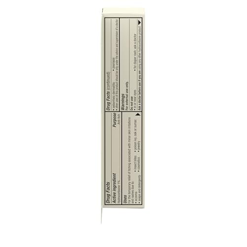 Aveeno Maximum Strength 1% Hydrocortison Anti-Juckreiz Creme mit reinem Haferessenz, Triple-Oat-Komplex, Aloe & Vitamin E – gegen Juckreiz, Hautausschlag & Rötungen bei Ekzemen, Psoriasis, Insektenstichen, Giftefeu, Gifteiche & Giftsumach, 28 g (2er-Pack)