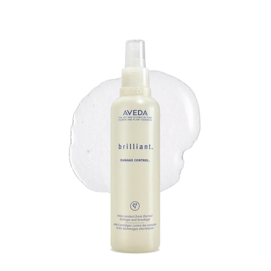 Aveda Brilliant Damage Control | Entwirrungsspray | Hitzeschutzspray | Reduziert Schäden und Haarbruch | Jasmin, Rose, Nelken Aroma | 250 ml