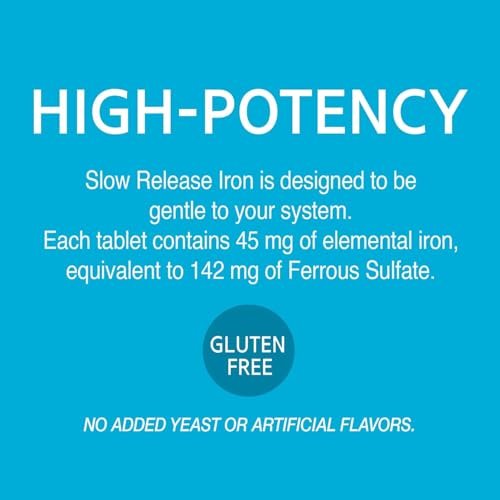 21st Century Slow Release Eisen Tabletten, 60 Stück (3er-Pack)