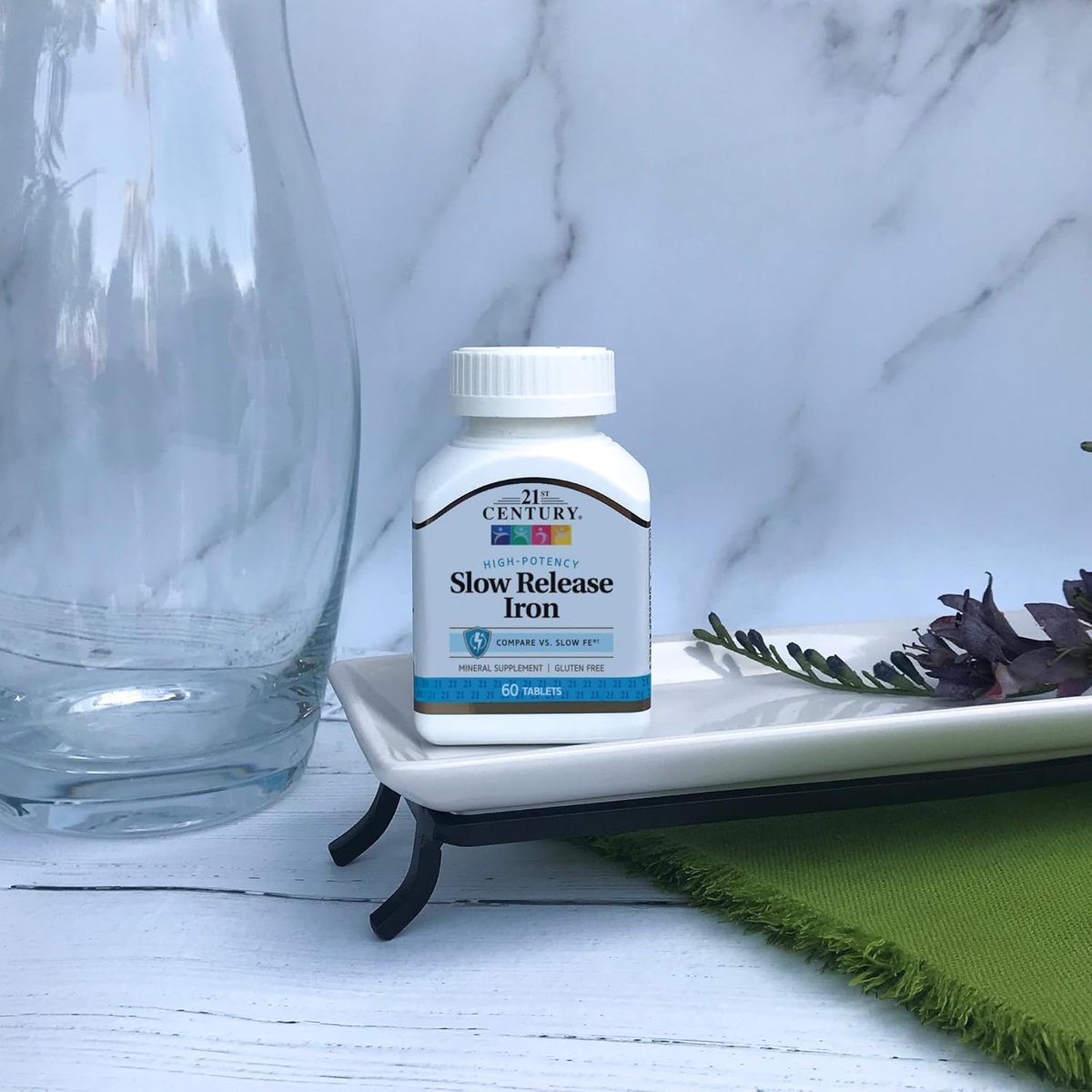 21st Century Slow Release Eisen Tabletten, 60 Stück (3er-Pack)