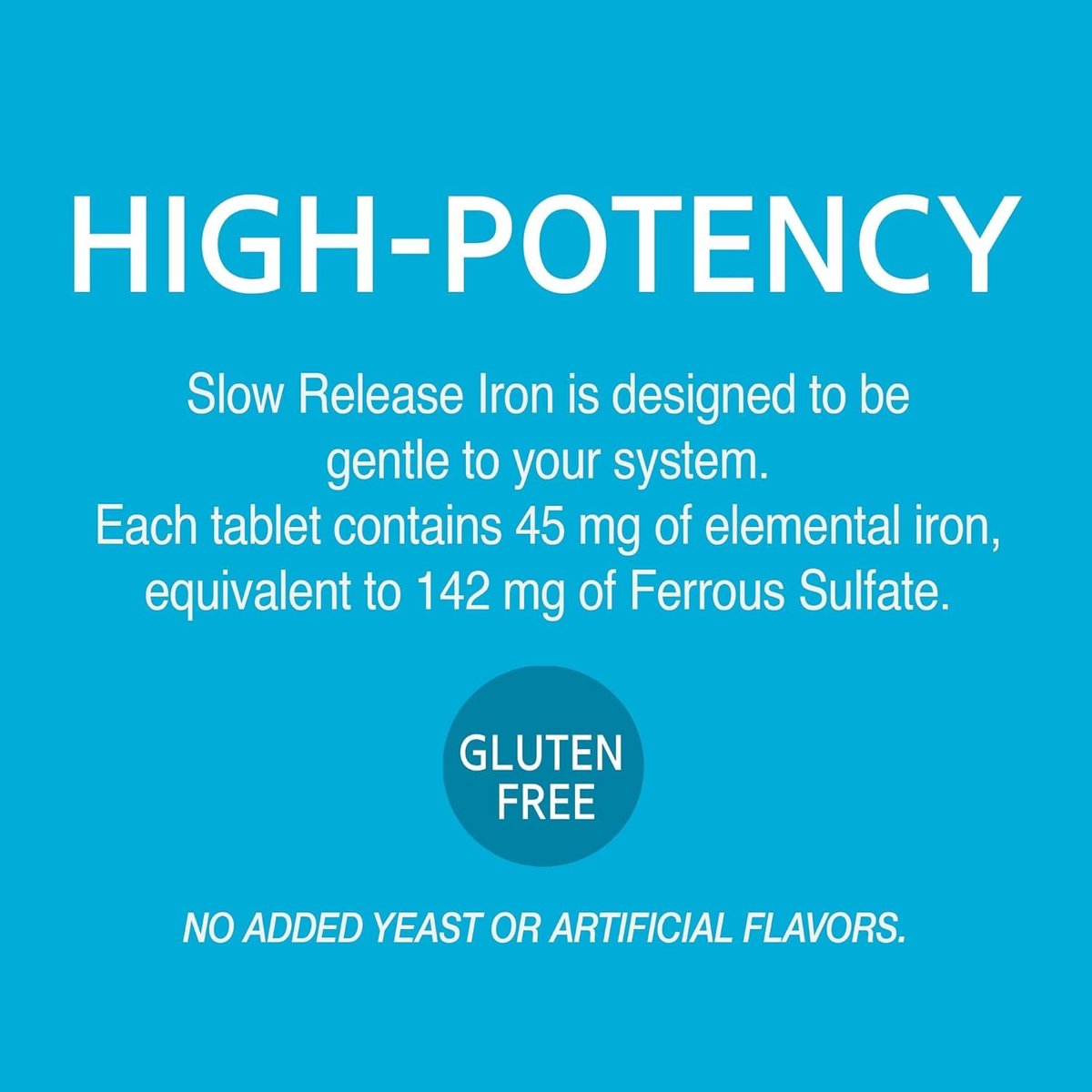 21st Century Slow Release Eisen Tabletten, 60 Stück (3er-Pack)