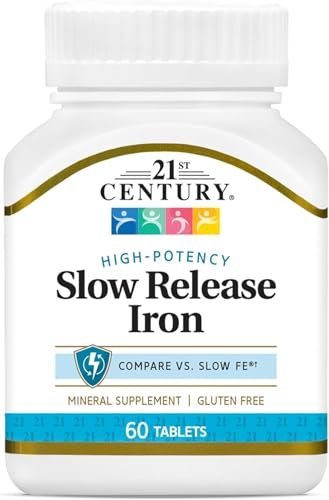 21st Century Slow Release Eisen Tabletten, 60 Stück (3er-Pack)