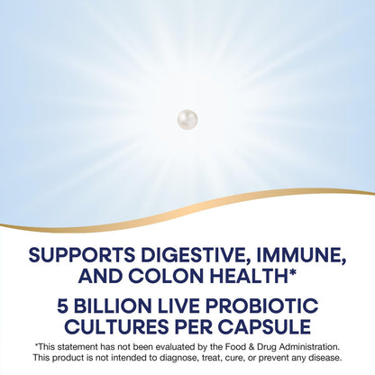 Nature's Way Pearls Max Potency Probiotikum für Männer und Frauen – Unterstützt Verdauung, Immunsystem und Darmgesundheit*, 5 Milliarden lebende Kulturen, keine Kühlung erforderlich, 30 Softgels