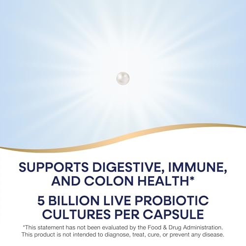 Nature's Way Pearls Max Potency Probiotikum für Männer und Frauen – Unterstützt Verdauung, Immunsystem und Darmgesundheit*, 5 Milliarden lebende Kulturen, keine Kühlung erforderlich, 30 Softgels
