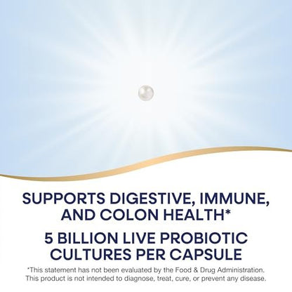 Nature's Way Pearls Max Potency Probiotikum für Männer und Frauen – Unterstützt Verdauung, Immunsystem und Darmgesundheit*, 5 Milliarden lebende Kulturen, keine Kühlung erforderlich, 30 Softgels