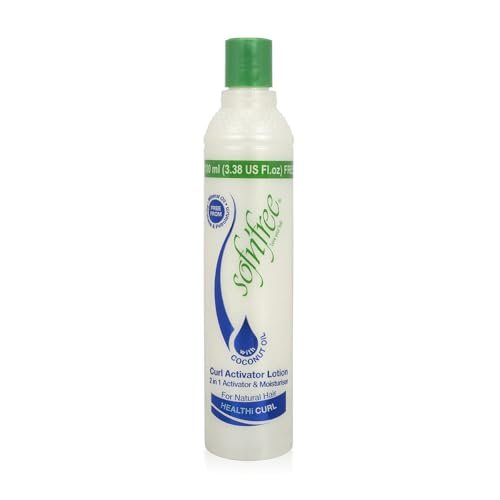 Sofn’Free Feuchtigkeitscreme & Locken-Aktivator Lotion - Locken definierende Formel für multikulturelle Locken, sanfte Wellen, Glanz, Frizz-Kontrolle für natürliche Texturen - 100 ml - Packung mit 1