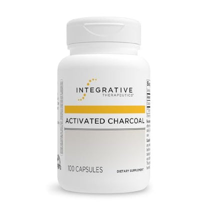 Integrative Therapeutics Aktivkohle – Verdauungs- und Darmgesundheit Nahrungsergänzungsmittel* – Effektive gastrointestinale Unterstützung* – Glutenfrei & laktosefrei – 100 Kapseln (50 Portionen)