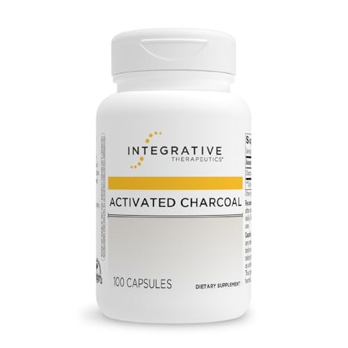Integrative Therapeutics Aktivkohle – Verdauungs- und Darmgesundheit Nahrungsergänzungsmittel* – Effektive gastrointestinale Unterstützung* – Glutenfrei & laktosefrei – 100 Kapseln (50 Portionen)