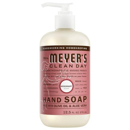 Mrs. Meyer's Clean Day Handseife, Rosmarin-Duft, 12,5 Fl Oz Flasche