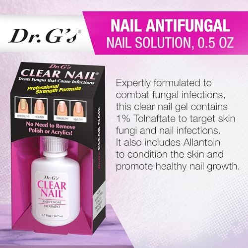 Dr. G's Klare Nagel Antimykotische Behandlung, 15 ml – Effektive Nagelpilzbehandlung
