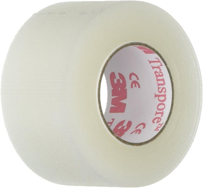 3M Transpore Klarsicht-Pflaster 2,5 cm x 9,1 m, 2 Rollen, Modell 1527-1