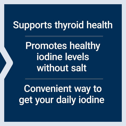 Life Extension Sea-Iodine™ – Jod aus Meeresalgen und Blasentang, unterstützt gesunde Schilddrüsenfunktion, nicht-GVO, glutenfrei, vegetarisch, 60 Kapseln