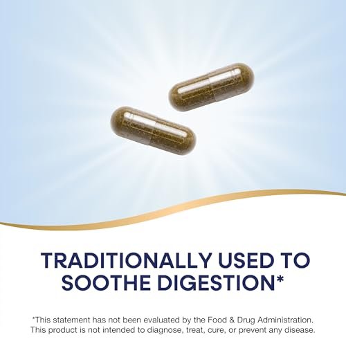 Nature's Way Pfefferminzblätter – Traditionell zur Unterstützung der Verdauung*, 700 mg pro 2-Kapsel-Portion, Pfefferminz-Ergänzung, Non-GMO Project verifiziert, 100 vegane Kapseln (Verpackung kann variieren)