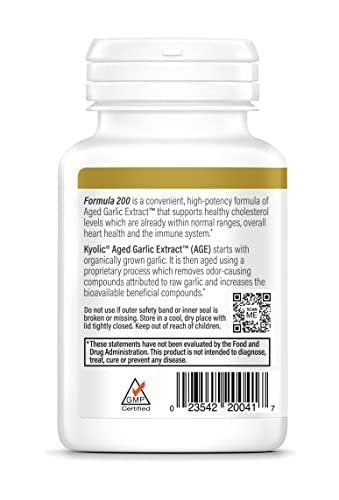 Kyolic Alter Knoblauch Extrakt Formula 200 – Herz-Kreislauf & Immunsystem*, Reserve, 60 Kapseln