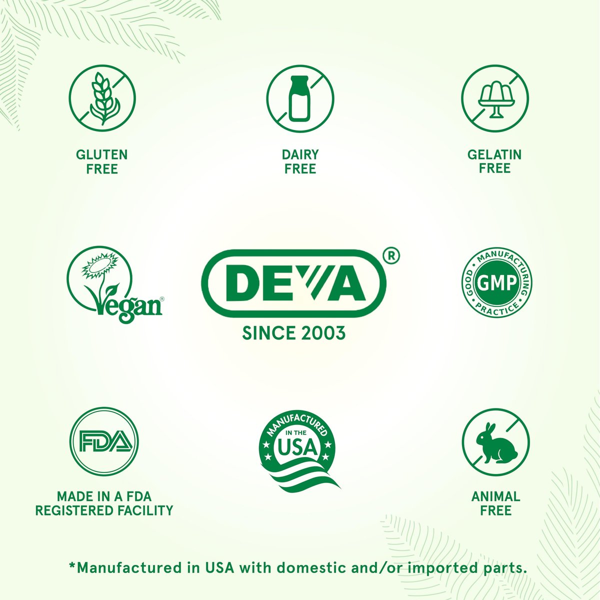 DEVA Vegane Leinsamenöl Kapseln – 90 vegane Kapseln, reich an Omega-3-Fettsäuren