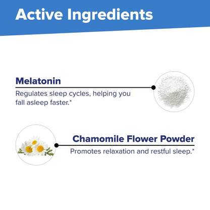 Superior Source Melatonin 3 mg – Gesunder Schlaf Unterstützung für Erwachsene – Melatonin Formel mit Kamille fördert Entspannung & erholsamen Schlaf – 60 sublinguale Lutschtabletten