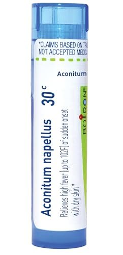 Boiron Aconitum Napellus 30C Homöopathisches Mittel gegen Fieber – 80 Kügelchen