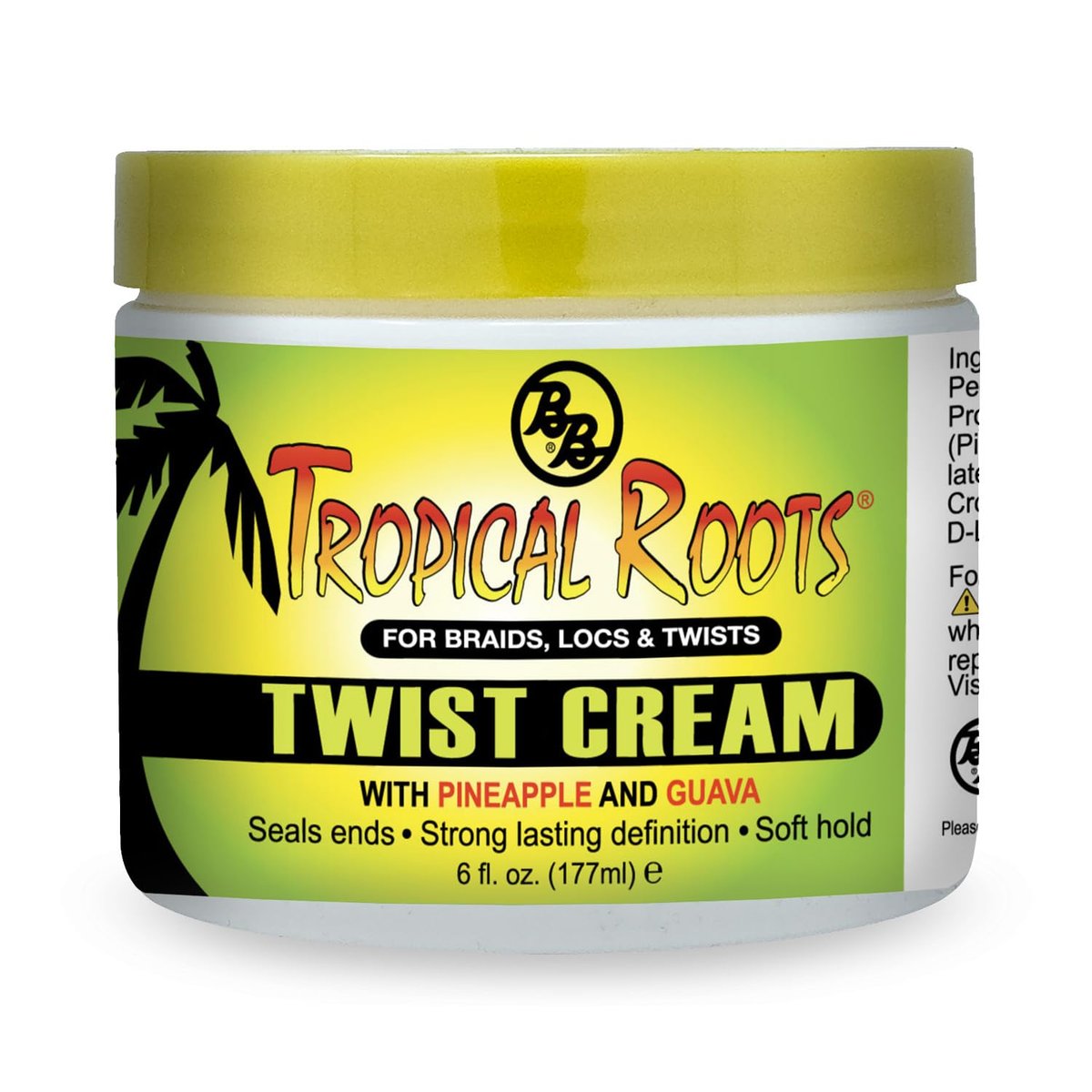Bronner Brothers Tropical Roots Twist Cream – 177 ml Stylingcreme für definierte Locken und Twists
