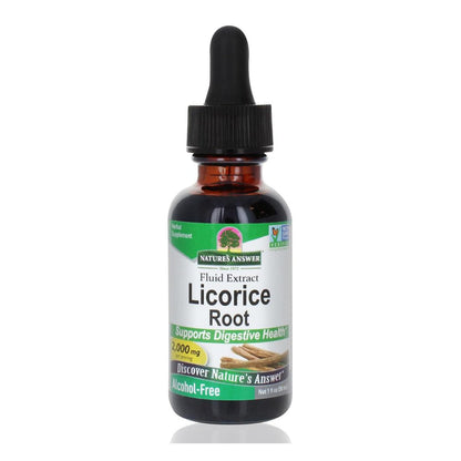 Nature's Answer Süßholzwurzel | Kräuterergänzung | Unterstützt die Verdauungsgesundheit | Nicht-GVO & Koscher | Alkoholfrei, Glutenfrei & Vegan 30 ml