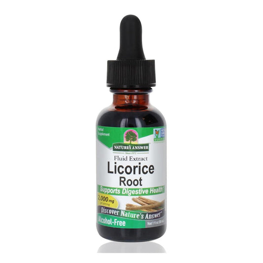 Nature's Answer Süßholzwurzel | Kräuterergänzung | Unterstützt die Verdauungsgesundheit | Nicht-GVO & Koscher | Alkoholfrei, Glutenfrei & Vegan 30 ml
