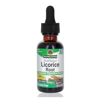 Nature's Answer Süßholzwurzel | Kräuterergänzung | Unterstützt die Verdauungsgesundheit | Nicht-GVO & Koscher | Alkoholfrei, Glutenfrei & Vegan 30 ml