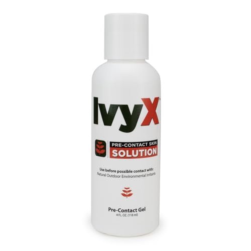 CoreTex Ivy X Pre-Contact Poison Ivy Protection Gel - 4oz Flasche - USA-gefertigter Barriereschutz gegen Giftefeu, Gifteiche und Giftsumach - Schnelltrocknend & ohne Kreide