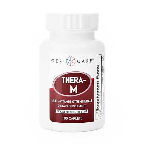 GeriCare Thera M Multivitamin-Kapseln – Vitamine und Mineralien für maximale Nährstoffunterstützung und antioxidativen Schutz, 100 Kapseln