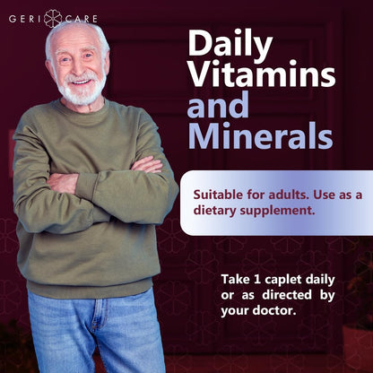 GeriCare Thera M Multivitamin-Kapseln – Vitamine und Mineralien für maximale Nährstoffunterstützung und antioxidativen Schutz, 100 Kapseln