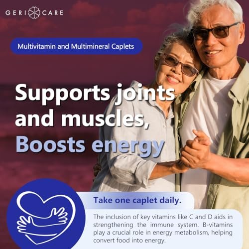 GeriCare Thera M Multivitamin Kapseln – 200 Kapseln (2×100) – Vitamin- und Mineralstoffmischung für maximale Nährstoffversorgung und antioxidativen Schutz