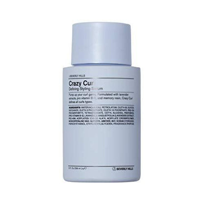J Beverly Hills Blue Crazy Curl Defining Styling Serum mit Vitamin B5 für definierte Locken, 236 ml