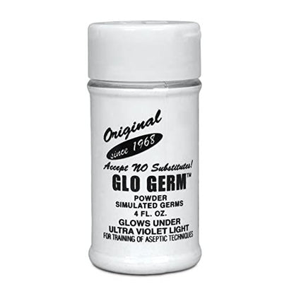 Glo Germ Pulver – 4 Unzen Weißes Handhygiene-Schulungspulver