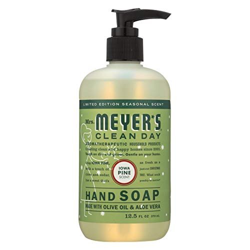 Mrs. Meyer's Iowa Pine Handseife, 12,5 Unzen – Natürliche Flüssigseife mit aromatischem Kiefernduft