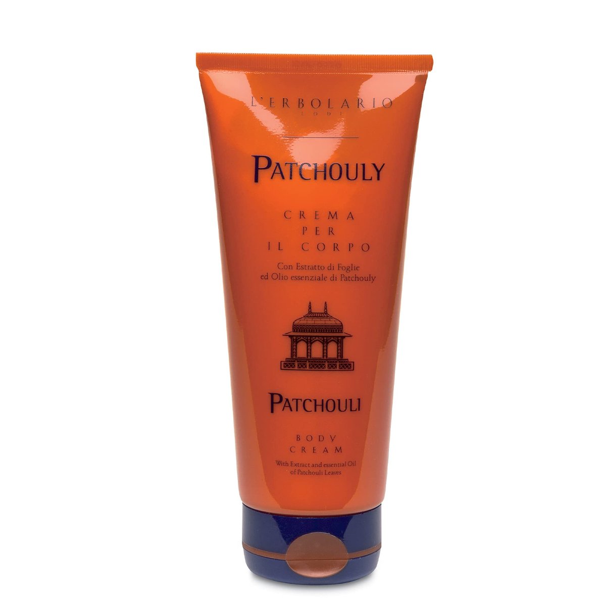 L'Erbolario Körpercreme - Feuchtigkeitsspendende Körperbutter für trockene Haut mit Antioxidantien aus Patchouli-Blättern - Hautpflege für alle Hauttypen - Patchouli - 200 ml