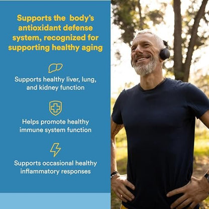 Natural Factors N-Acetyl-L-Cystein 500 mg – Unterstützt gesunde Leber & Lunge, Antioxidans & Immunsystem – 90 vegane Kapseln
