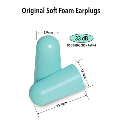 Mack's Original Soft Foam Ohrstöpsel, 50 Paar - 33dB höchste NRR, bequeme Ohrenstöpsel für Schlafen, Schnarchen, Arbeit, Reisen & laute Events | Hergestellt in den USA