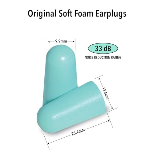 Mack's Original Soft Foam Ohrstöpsel, 50 Paar - 33dB höchste NRR, bequeme Ohrenstöpsel für Schlafen, Schnarchen, Arbeit, Reisen & laute Events | Hergestellt in den USA