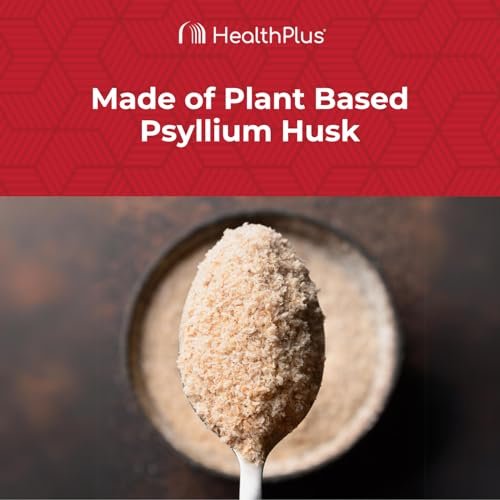 Health Plus Colon Cleanse - Natürliches tägliches Ballaststoffpulver - Glutenfrei, Entgiftung, Herzgesund (340 g, 48 Portionen)