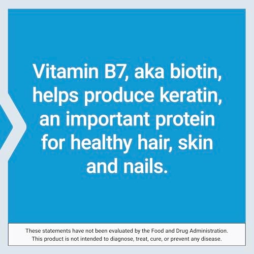 Life Extension Biotin 600 mcg – Vitamin B7 für schönes Haar, Nägel und mehr – 100 Kapseln, glutenfrei, nicht-GVO