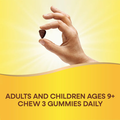 Nature's Way Alive! Erwachsene Premium Multivitamin Gummis, voller B-Vitamin-Komplex, unterstützt den Energiestoffwechsel und die Herzgesundheit*, Trauben- und Kirschgeschmack, 90 Gummis (Verpackung kann variieren)