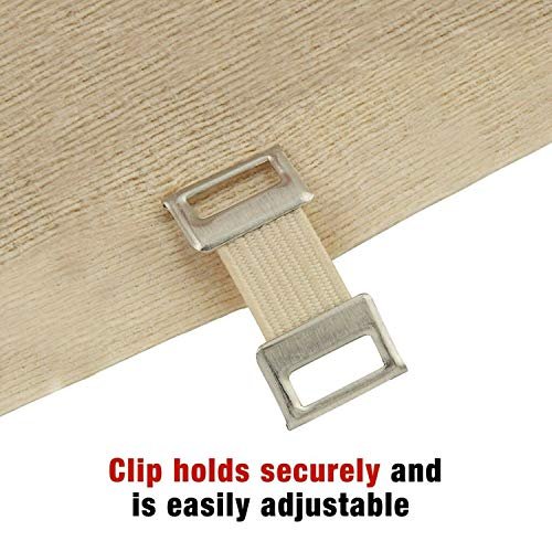 ACE 5 cm elastische Binde mit Clips, beige, ideal für Handgelenk, Fuß und mehr, 1 Stück