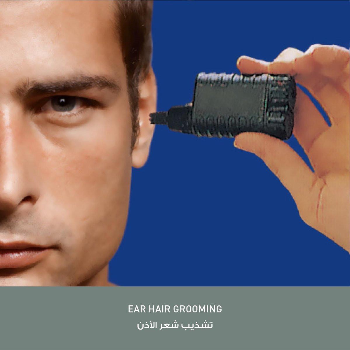 Panasonic ER115 Nasen- und Ohrenhaartrimmer – Nass & Trocken Anwendung, Schwarz